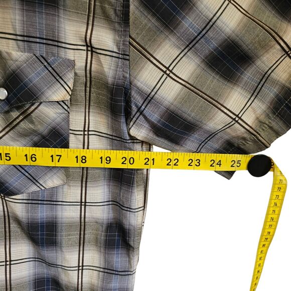 Cowboy Legend Shirt Men's Size Large Pearl Snap Short Sleeve Western - Picture 6 of 8